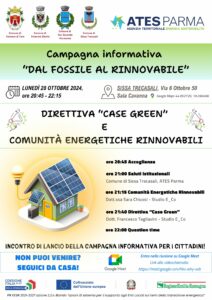 Sissa Trecasali, Dal Fossile al Rinnovabile, Case Green Comunità Energetiche